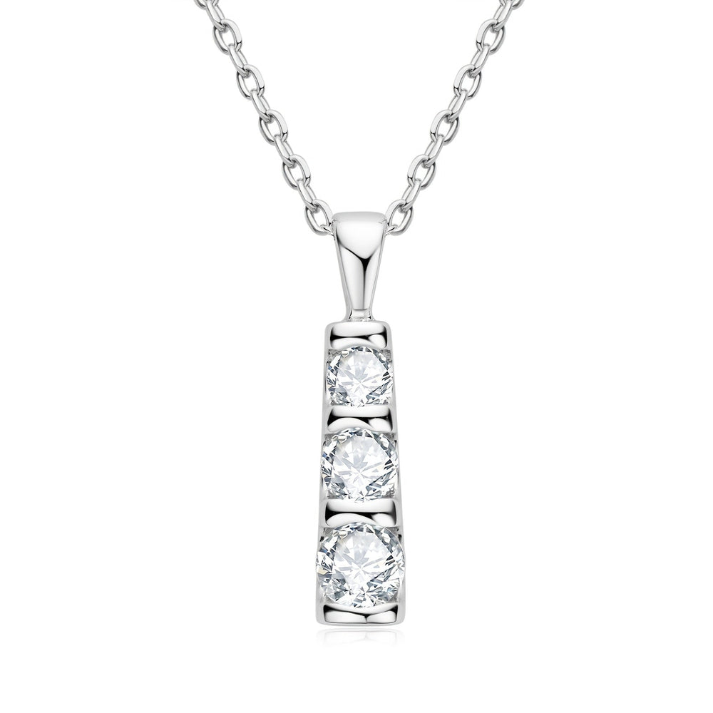 Moissanite Pendant Necklace