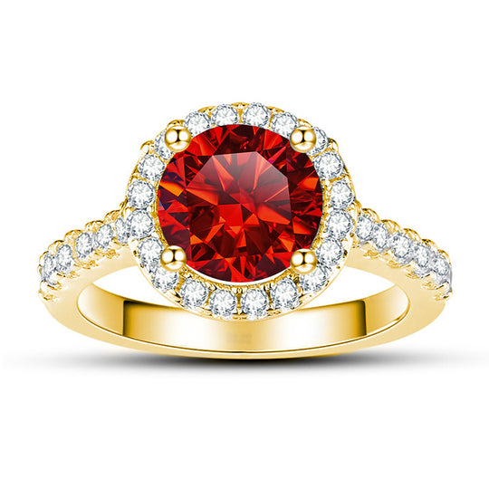 Luxury Moissanite Engagement Ring