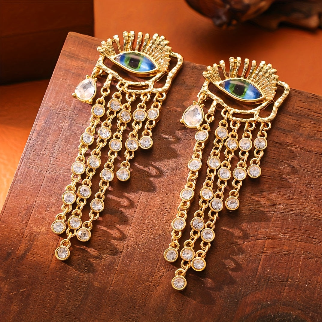 Bohemian Eye Dangle Earrings