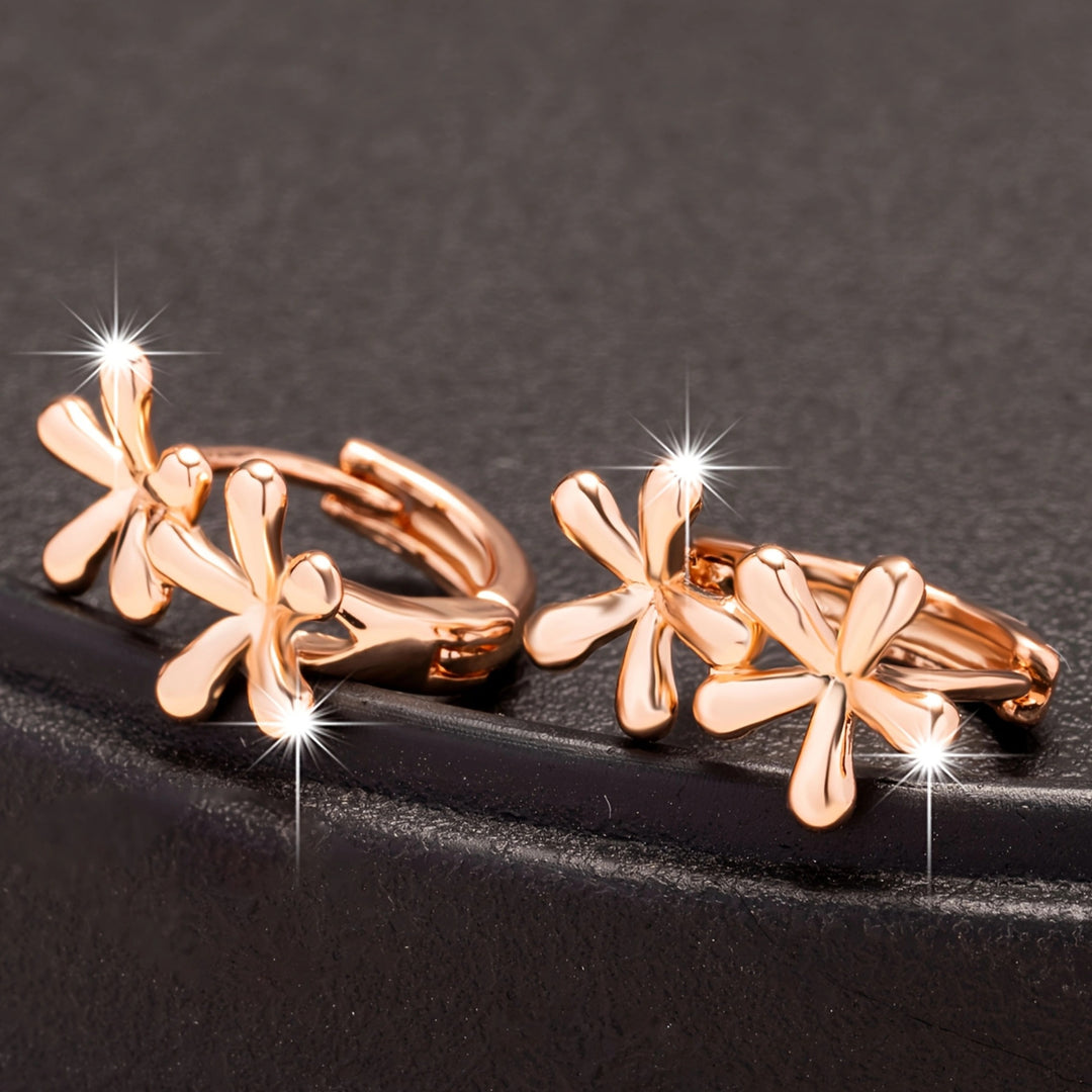 Stylish Five-leaf Clover Earrings