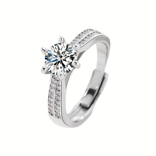 Moissanite Engagement Ring