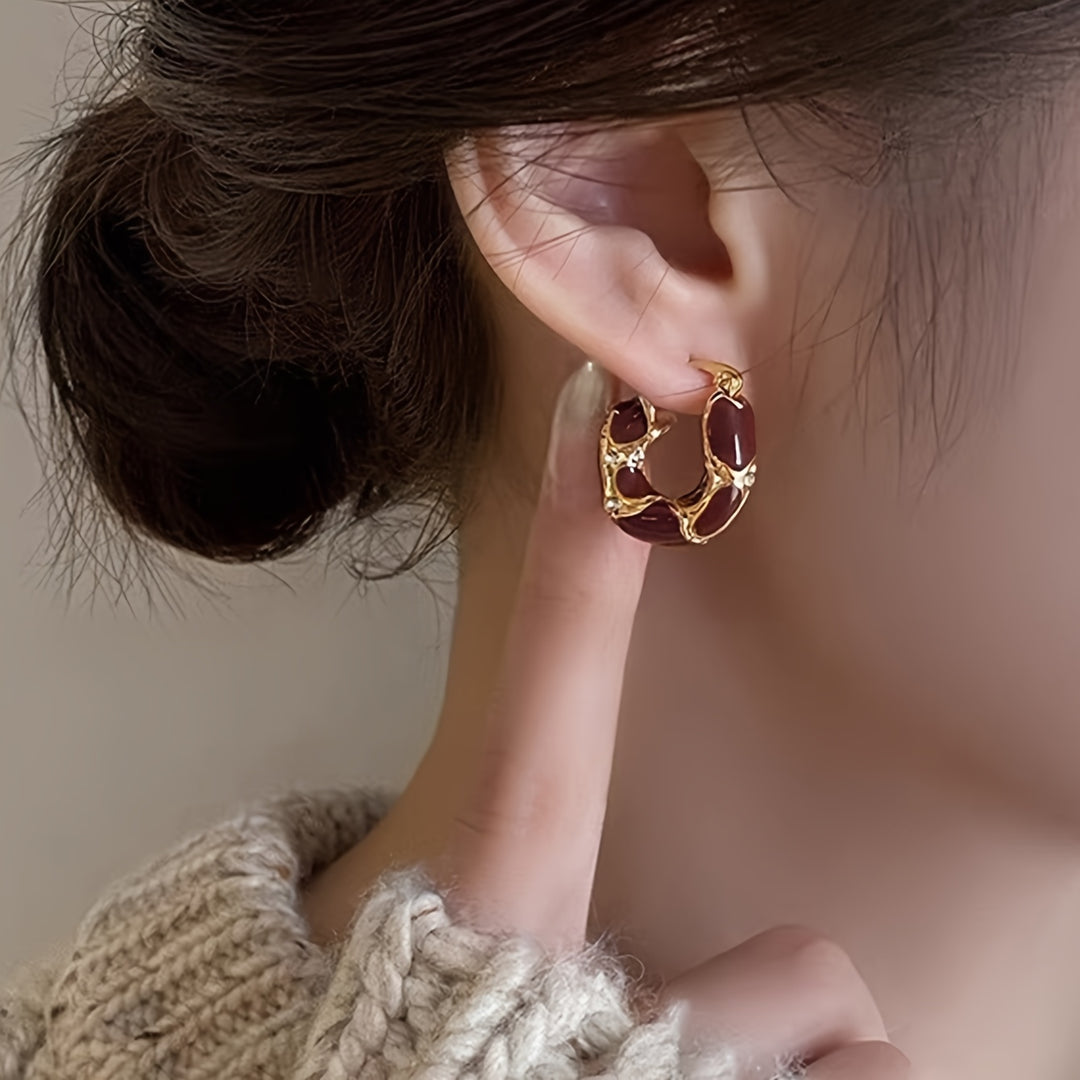 3 Pairs Retro Elegant Earrings Set