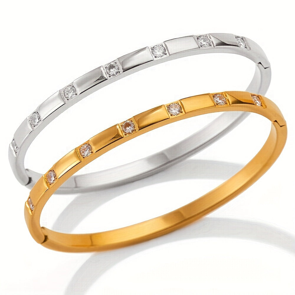 Simple Cubic Zirconia Bracelet