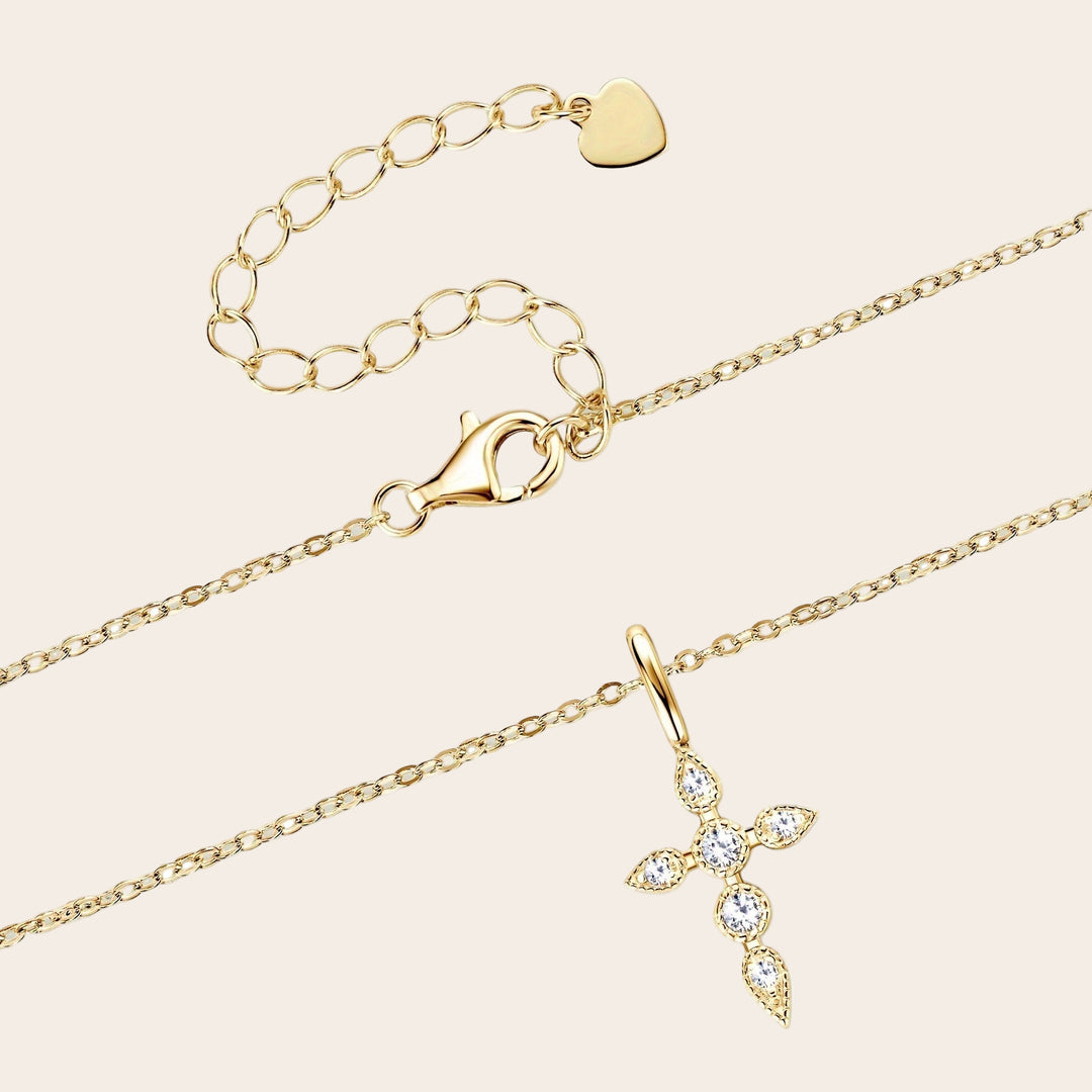 Elegant Cross Pendant Necklace