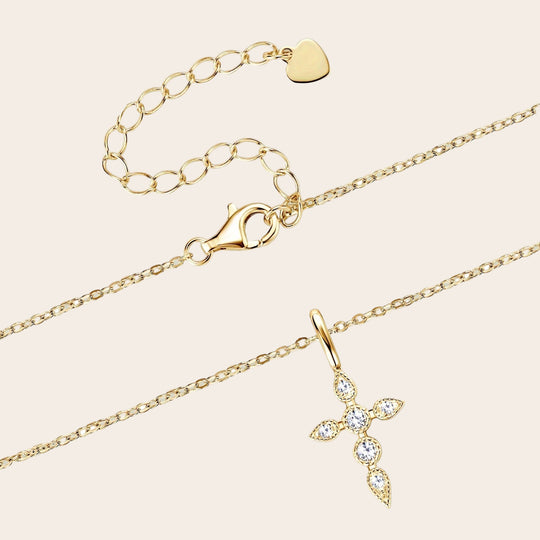 Elegant Cross Pendant Necklace
