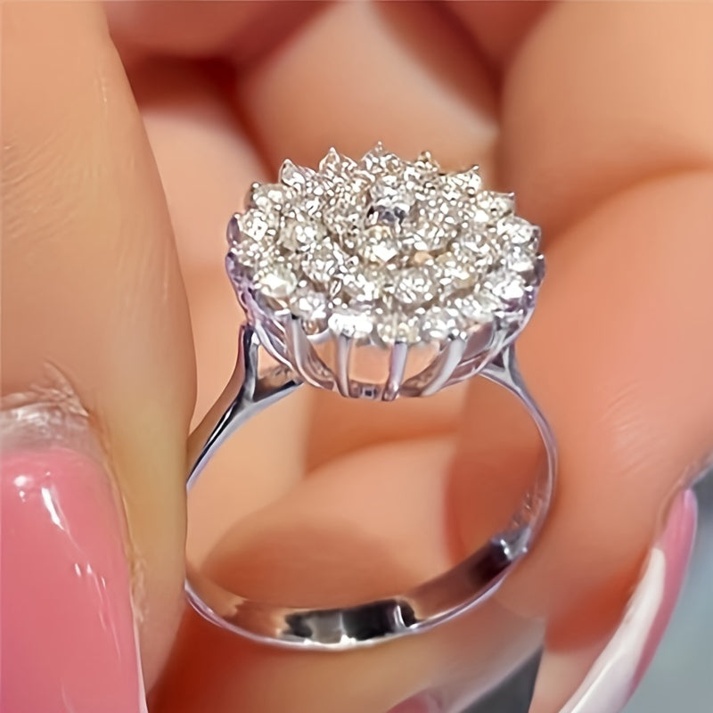 Elegant Lotus-Shaped Ring
