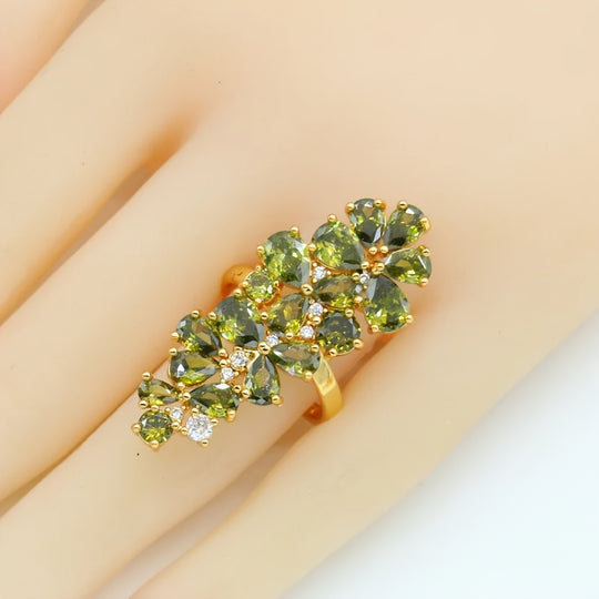 Stylish Retro Zirconia Jewelry Set
