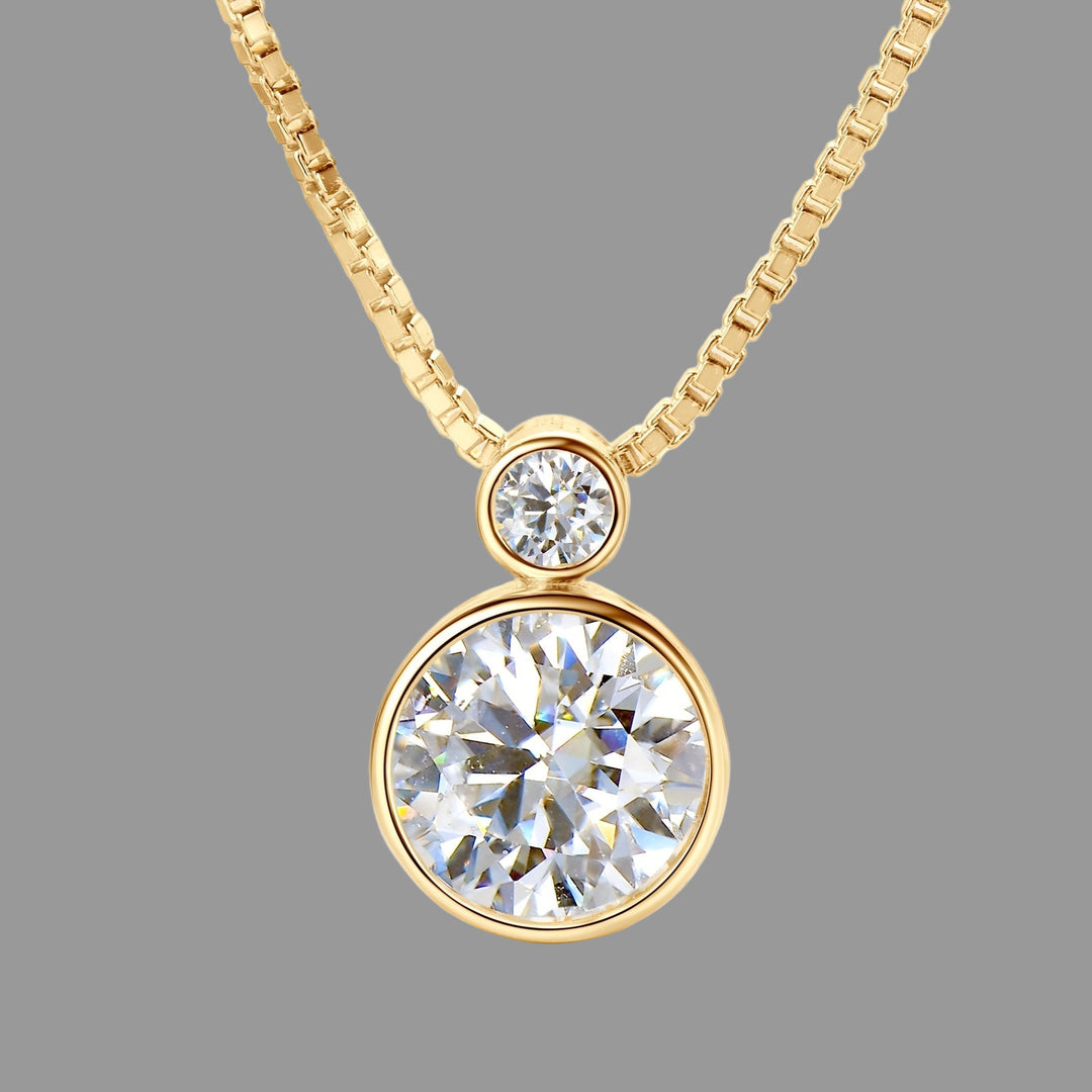 Elegant Moissanite Pendant Necklace