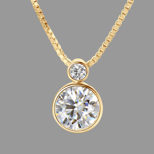 Elegant Moissanite Pendant Necklace