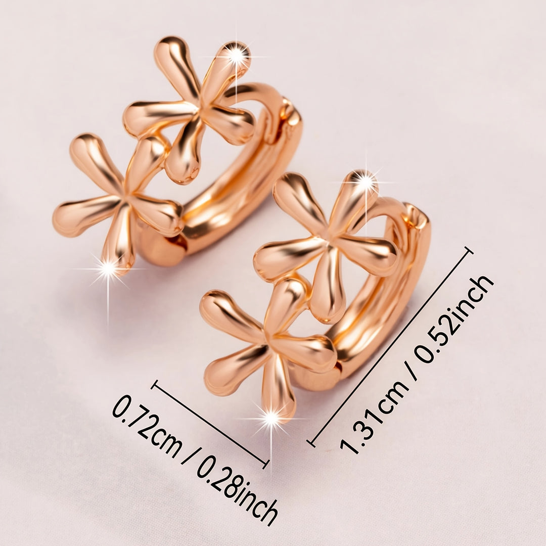 Stylish Five-leaf Clover Earrings
