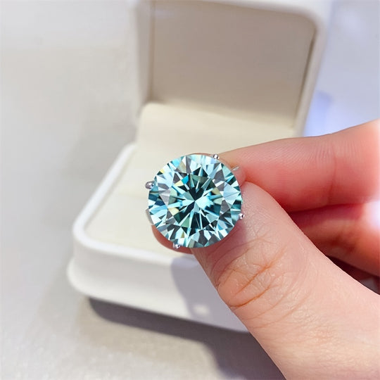 Timeless Radiant Moissanite Ring