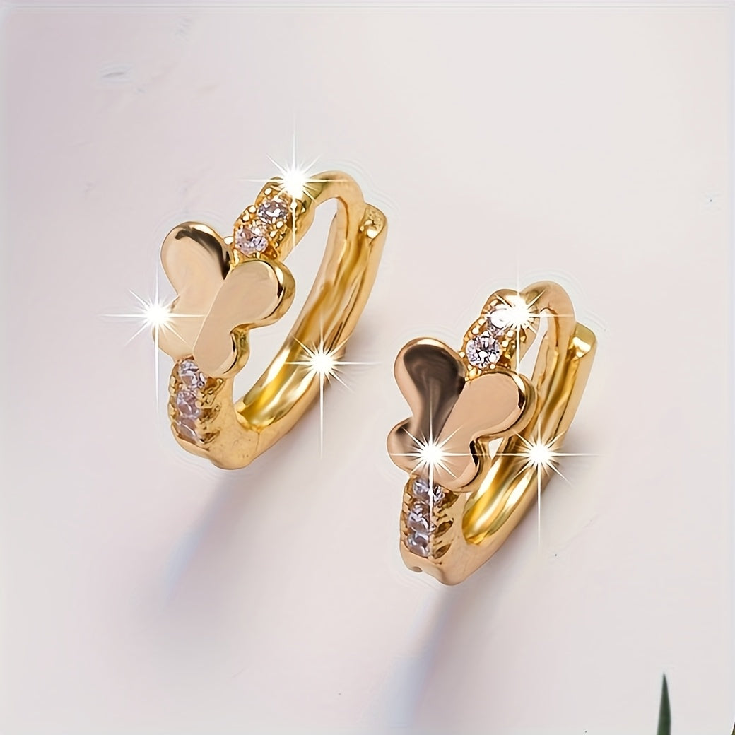 Sparkling Butterfly Earrings