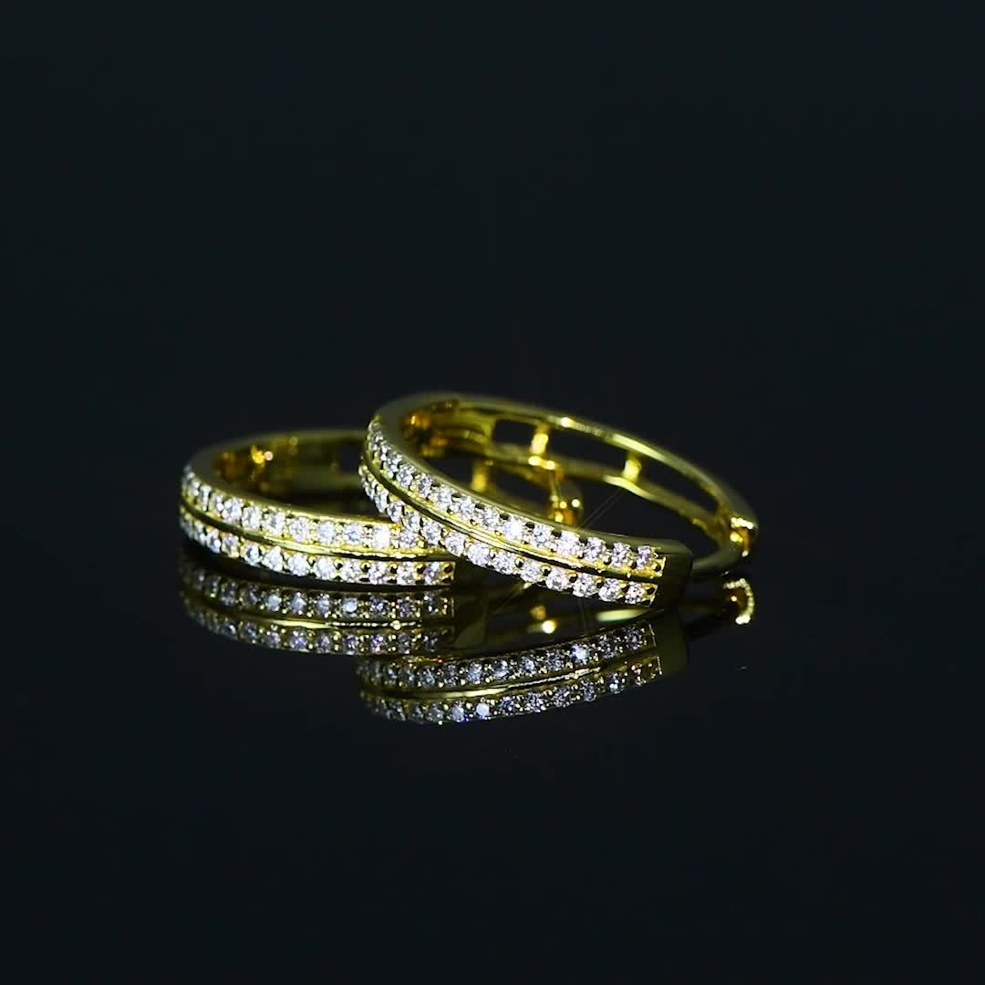 Elegant Silver Hoop Earrings