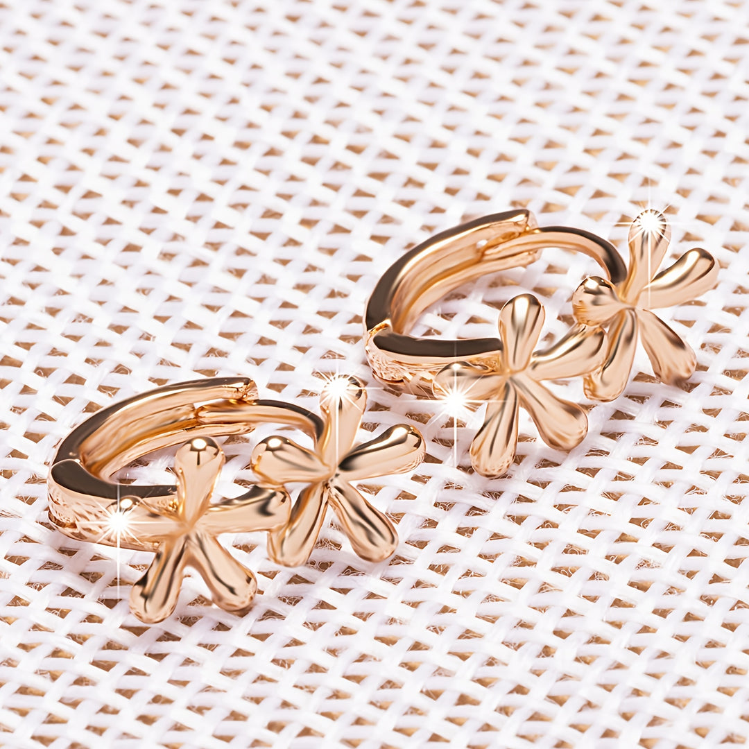 Stylish Five-leaf Clover Earrings