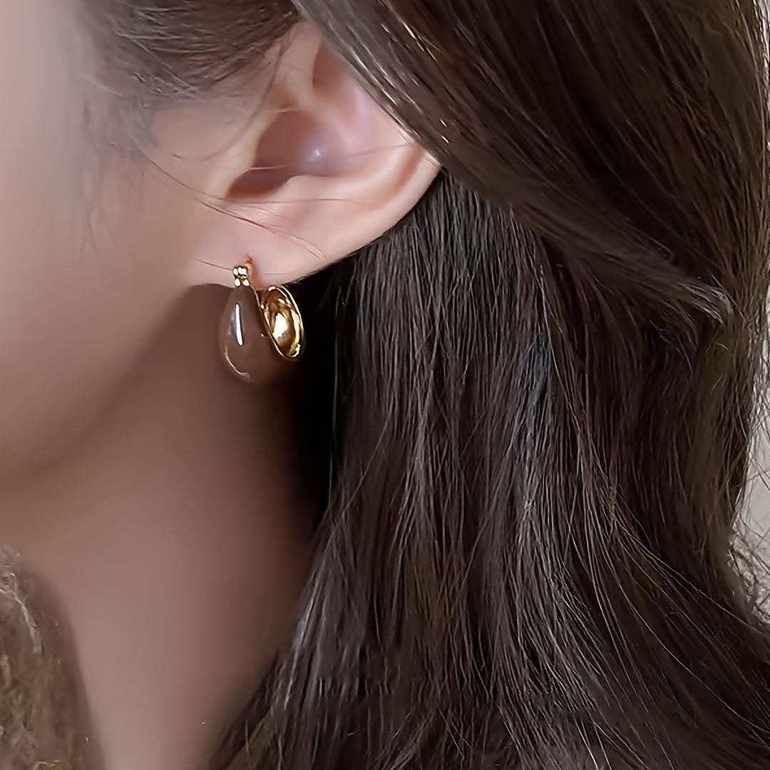 3 Pairs Retro Elegant Earrings Set