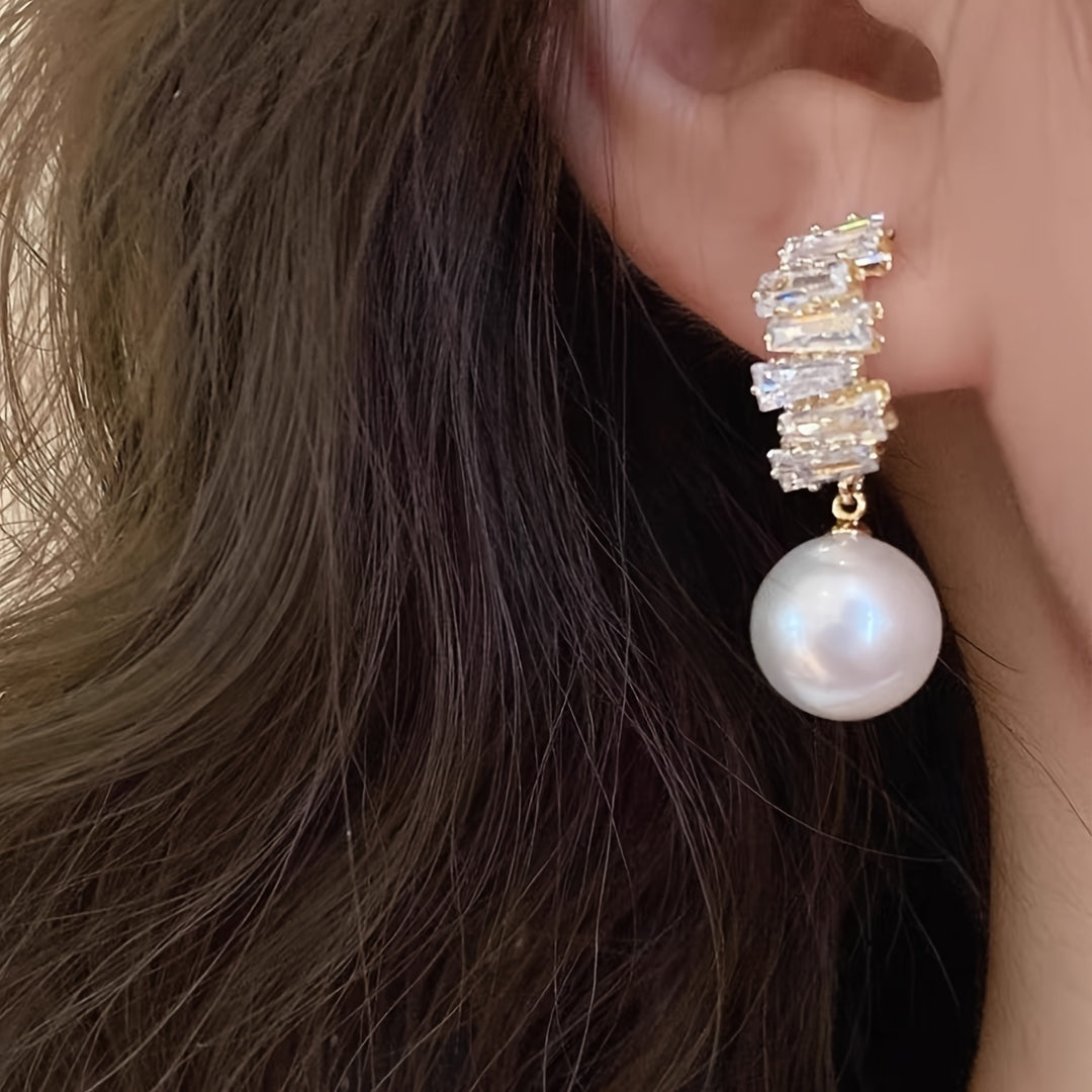 Elegant Geometric Drop Earrings for Women