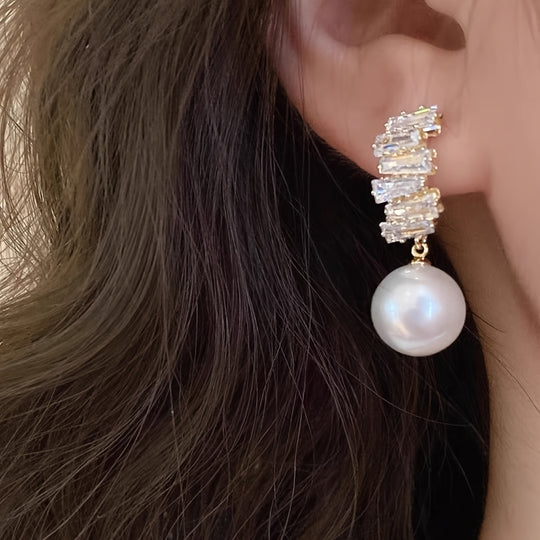 Elegant Geometric Drop Earrings for Women