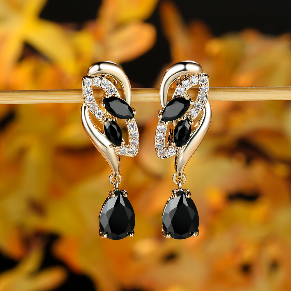 Vibrant Flower Dangle Earrings