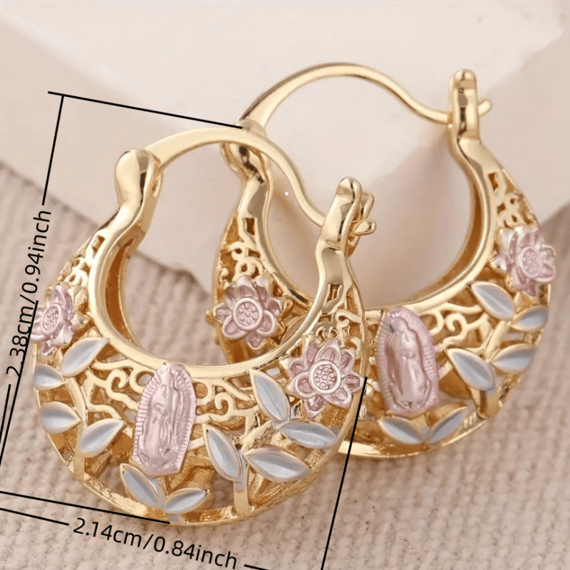 Vintage Boho KC Golden Hoop Earrings
