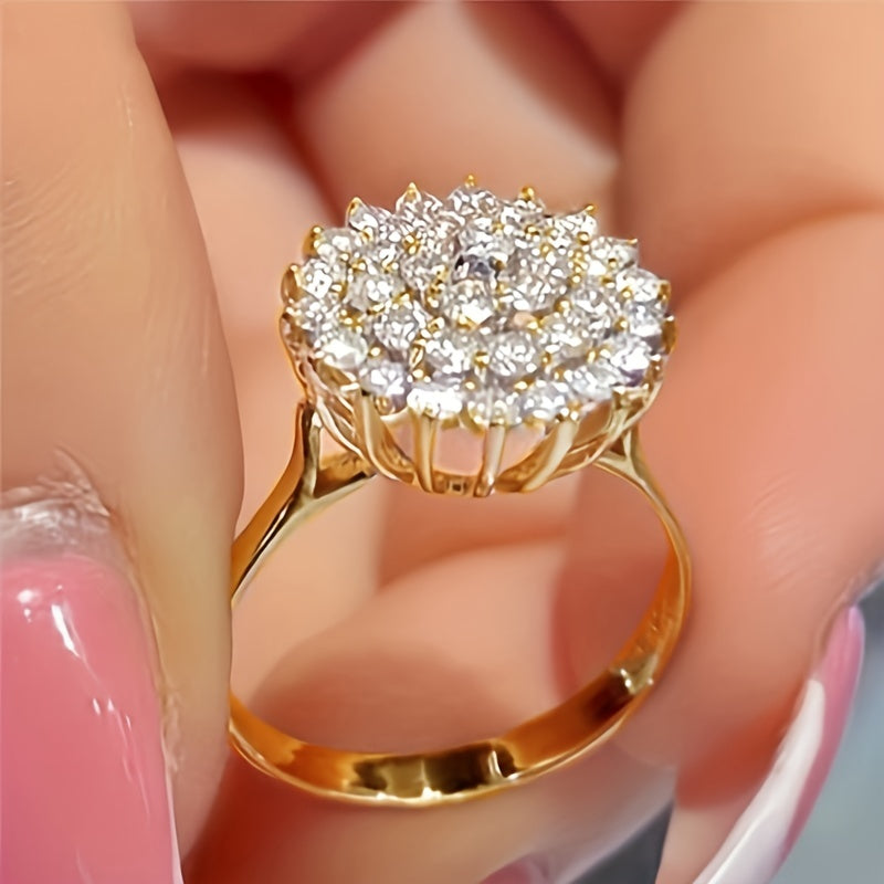 Elegant Lotus-Shaped Ring