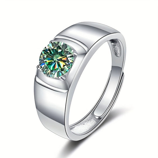 Retro Adjustable Moissanite Ring