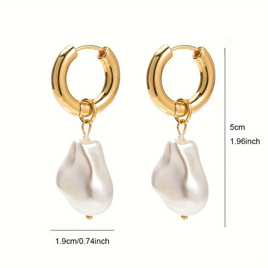 Vintage Pearl Drop Earrings