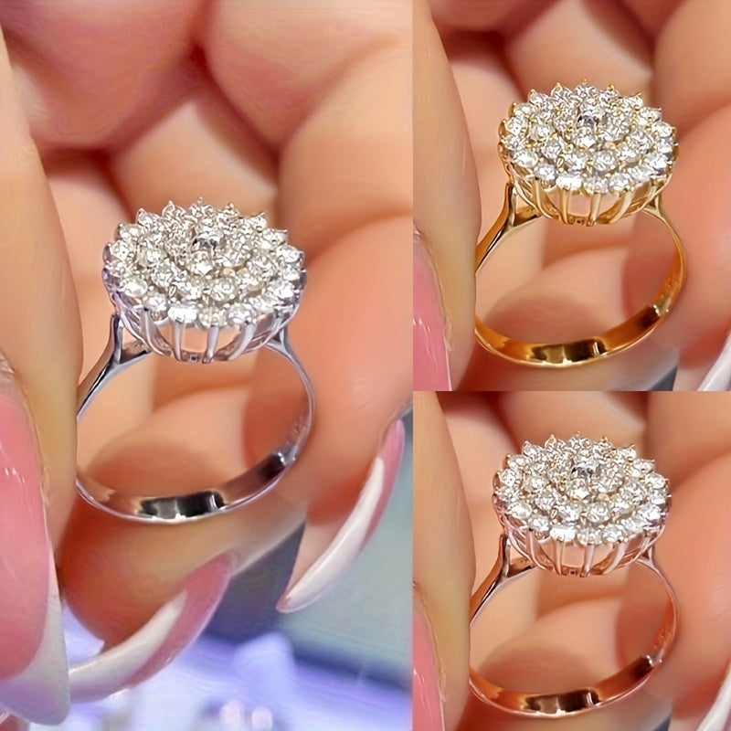 Elegant Lotus-Shaped Ring