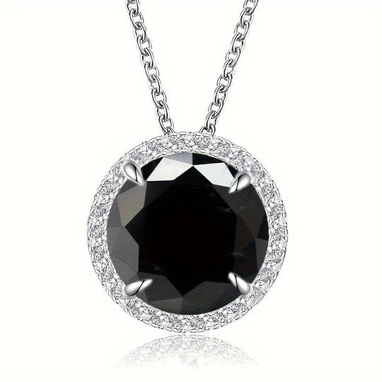 Moissanite Drop Pendant Necklace