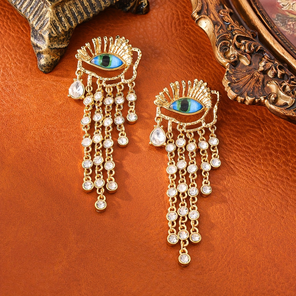 Bohemian Eye Dangle Earrings