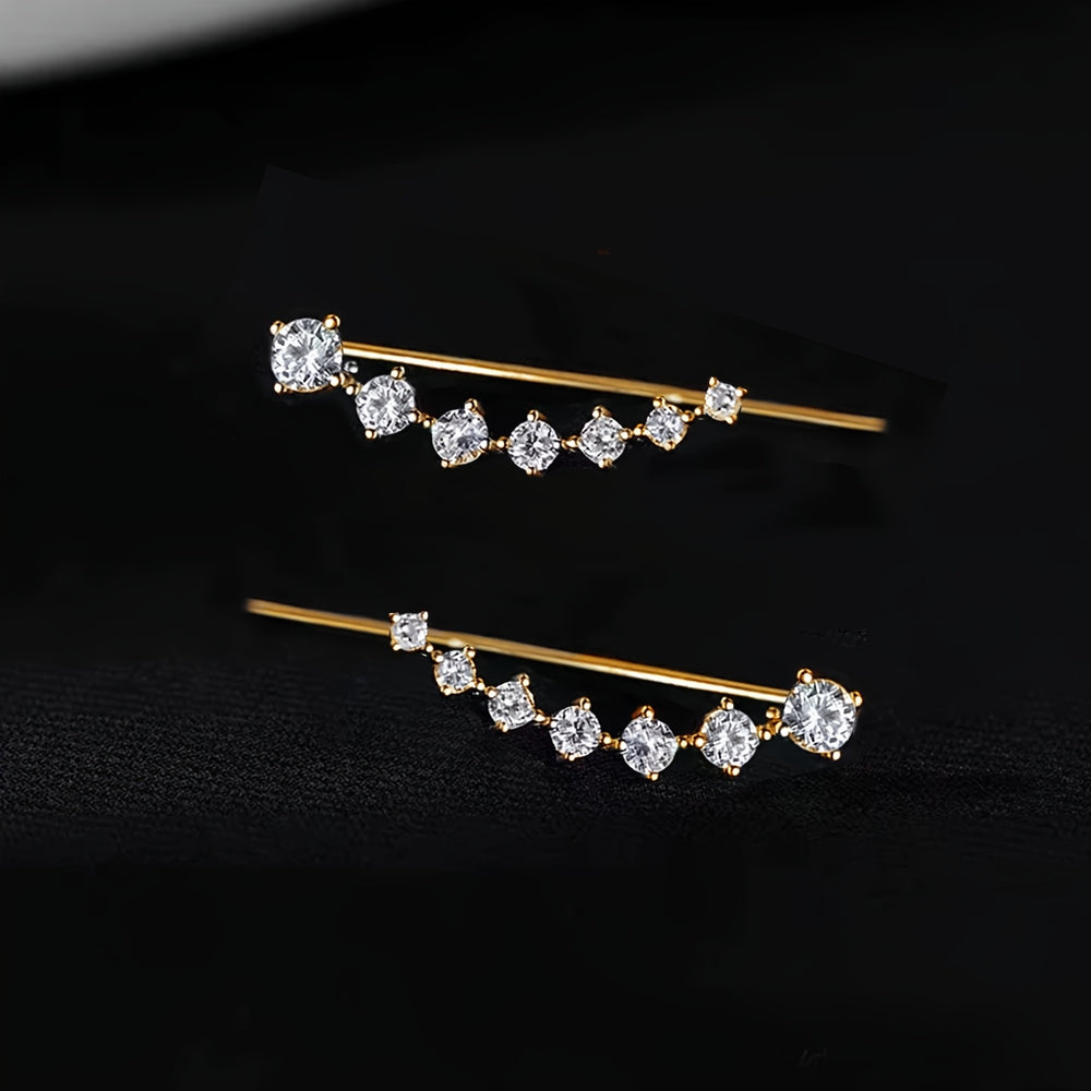 Elegant Rhinestone Earrings