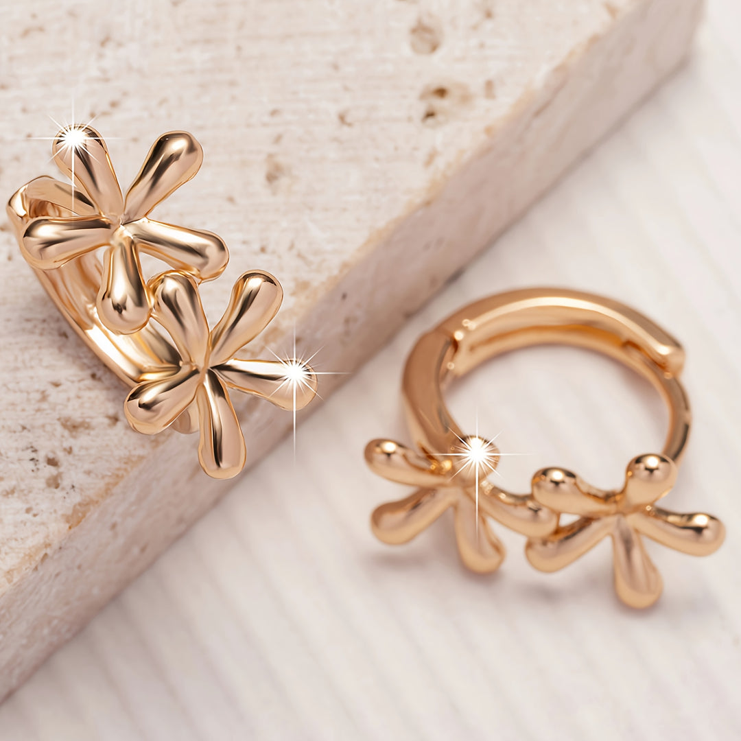 Stylish Five-leaf Clover Earrings