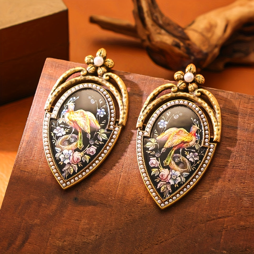 Vintage 18K Gold Plated Earrings