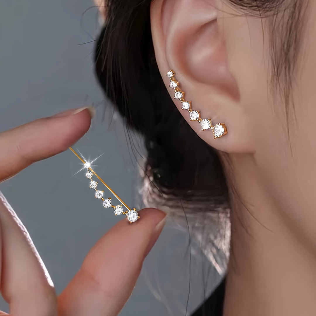 Elegant Rhinestone Earrings
