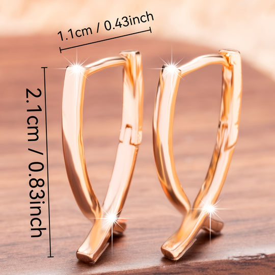 Chic Elegant Hoop Earrings