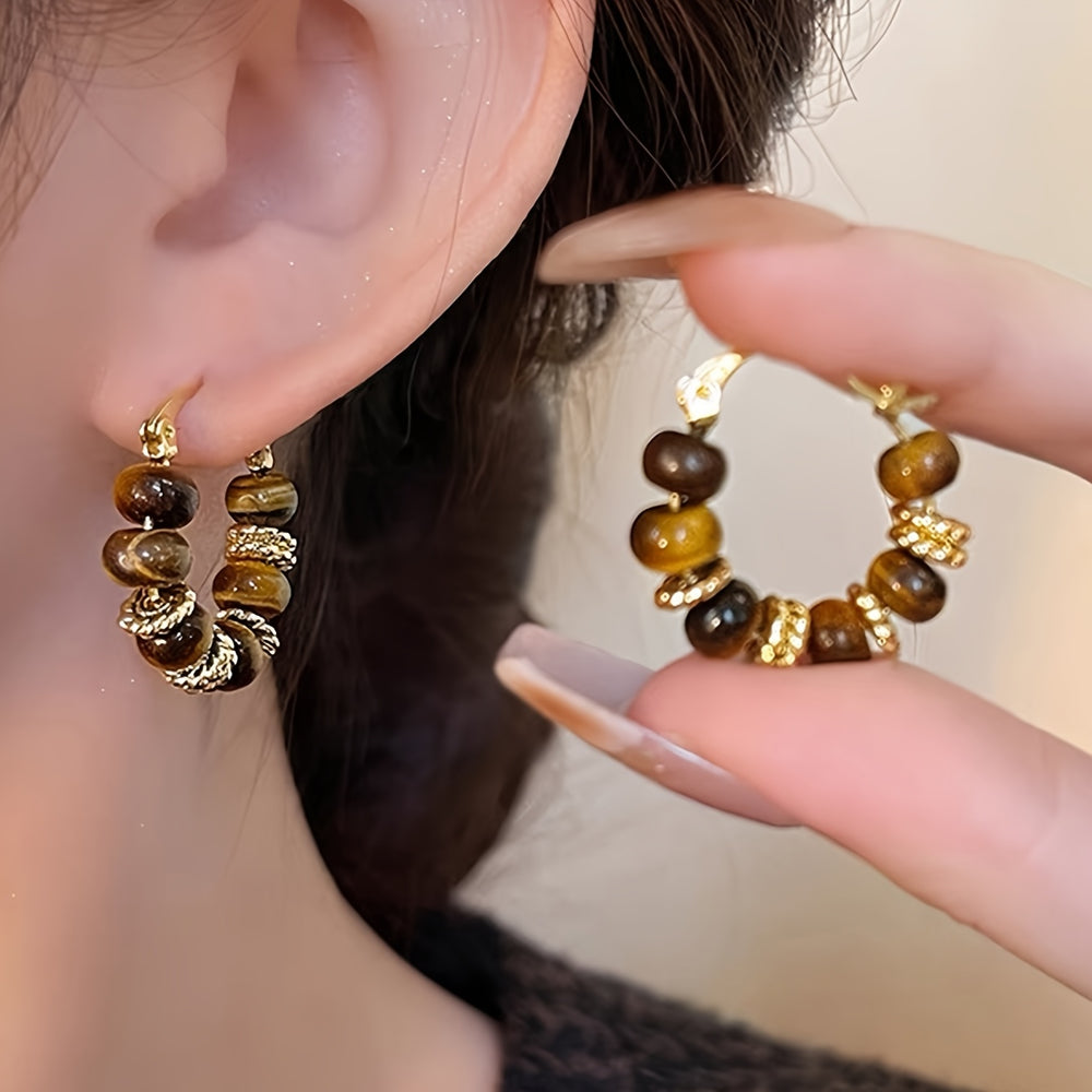 3 Pairs Retro Elegant Earrings Set
