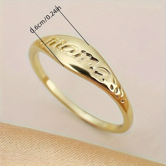 Elegant Engraved Ring For Women