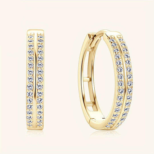 Elegant Silver Hoop Earrings