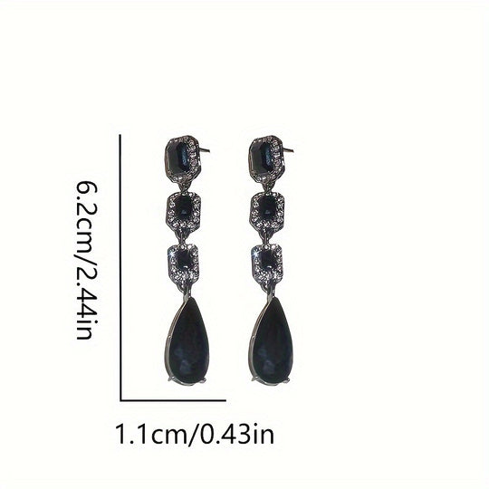 Luxurious Bling Pendant Earrings