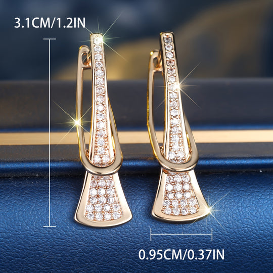 Luxurious Zirconia Earrings