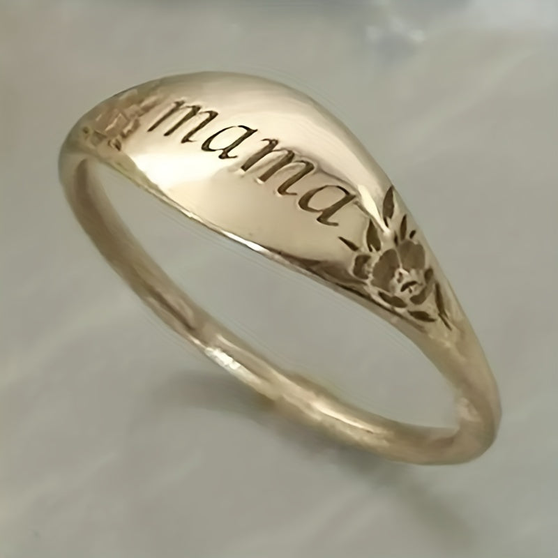 Elegant Engraved Ring For Women