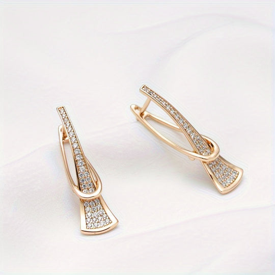 Luxurious Zirconia Earrings