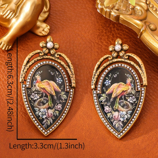 Vintage 18K Gold Plated Earrings