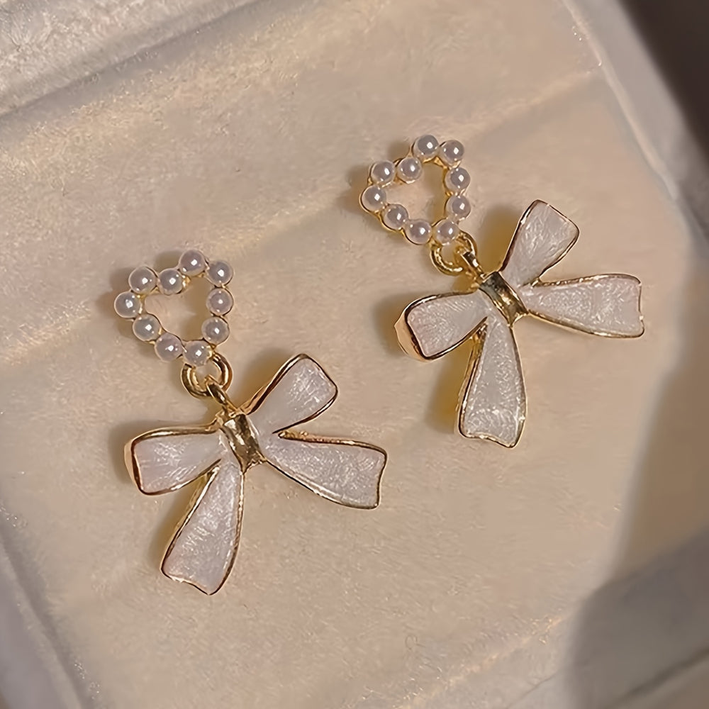 Pair Elegant Butterfly Drop Earrings